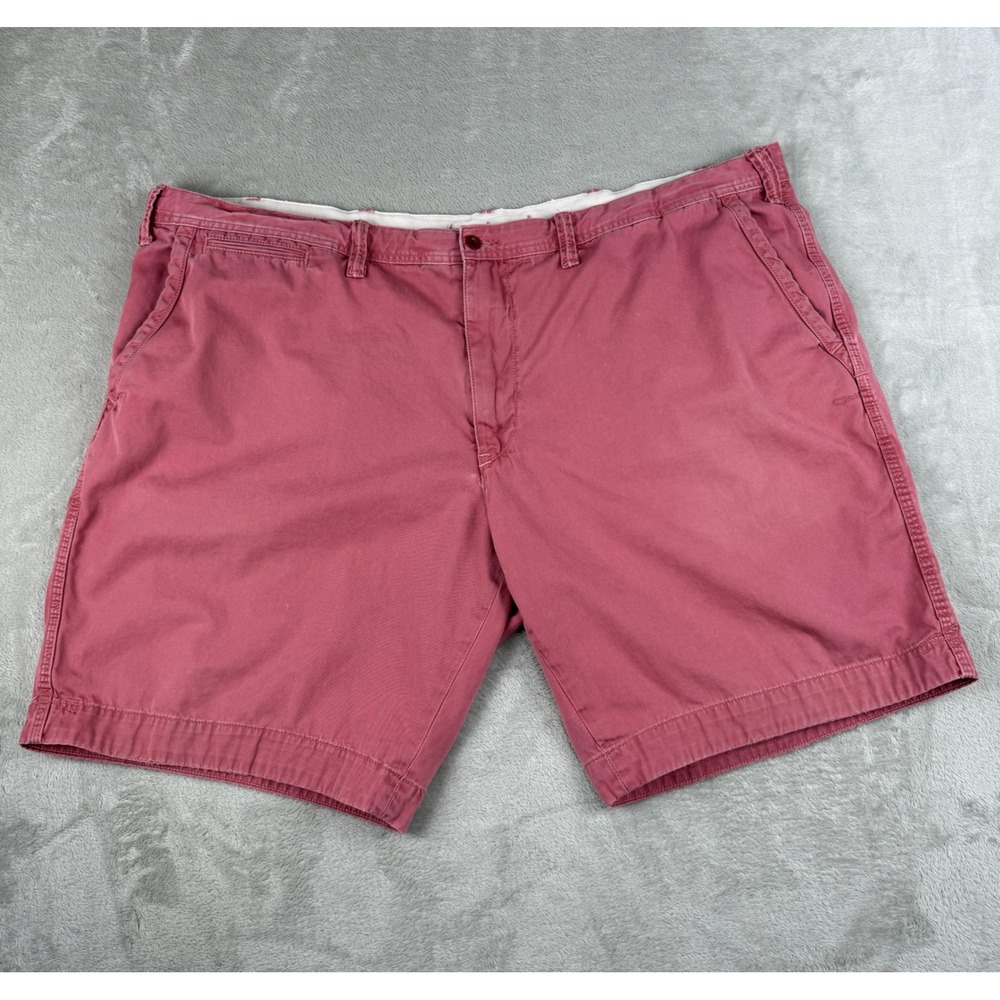 Polo Ralph Lauren Shorts Mens 48 Pink Chino Flat Front Big & Tall Summer READ